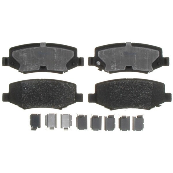 Raybestos 07-11 Dodge Tk/Jeep-Liberty/Nitro/Wra-Rr Brake Pad Set, Pgd1274M PGD1274M - main